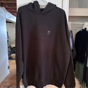 Boohoo Mens Black Hoodie